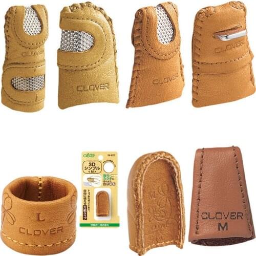 High quality clover High quality thick cowhide thimble for Handmade cloth art