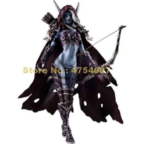 Wow forsaken queen sylvanas windrunner action figure model 15cm Toy