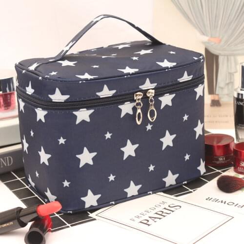 Waterproof Large Capacity Toiletries Organizer Women Makeup Bag Storage Box Cosmetic Bag Zipper Pouch Travel Wash Beauty Pouch