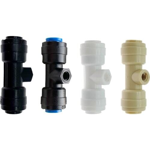 1/4'' Low Pressure Outdoor Cooling Misting System Quick Pushing Connector UNC10-24 Thread For Fog Machine 5 Pcs