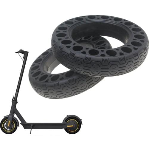 10 Inch Rubber Solid Tire for Segway Ninebot Max G30 KickScooter Electric Scooter Accessories 60/70-6.5 Front Rear Tyre Part
