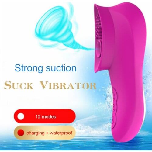 12 Speed G-Spot Clitoris Stimulation Vagina Stimulator Women Oral Sucking Massager Masturbator Breast Massager Sex Toys
