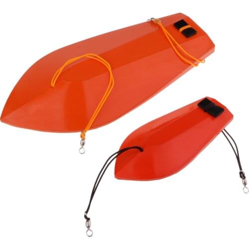 2Pcs Wooden Diving Trolling Board Boat Fishing Line Downrigger S & M