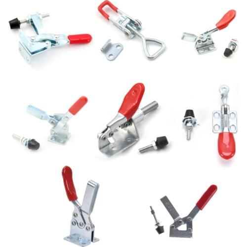8 Styles 1pcs/set Holding Capacity 27kg-100Kg Quick Release Vertical Type GH-201b Toggle Clamp Hand Tool Set