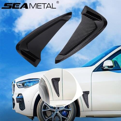 Car Door Side Air Vent Fender Decoration For Car Side Vents Air Flow Cover Trim Shark Gill Intake Decorative Sticker Accessories
