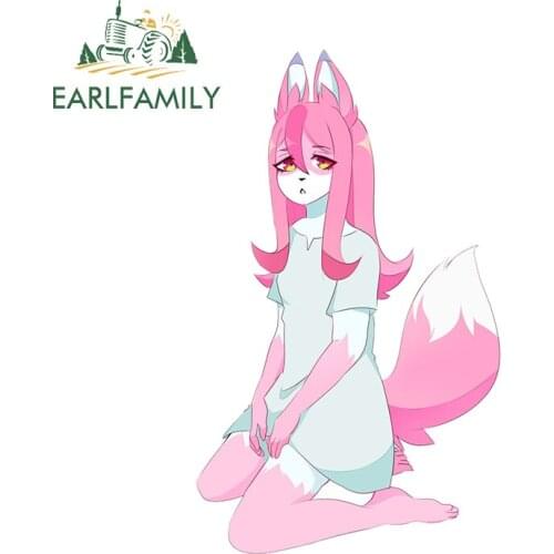 EARLFAMILY 13cm x 7.9cm for BNA Hiwatashi Nazuna Funny Car Stickers VAN Decal Sunscreen Waterproof Windows Bumper Car Styling