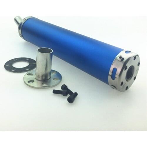 STARPAD Motorcycle Modified Straight Exhaust Muffler 60*280MM Motorcycle Exhaust Pipe fittings Blue