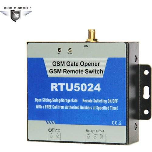 King Pigeon RTU5024 Gsm Relay Sliding Gate Opener Relay Switch Remote Wireless Access Control Kits App Support Parking Systems