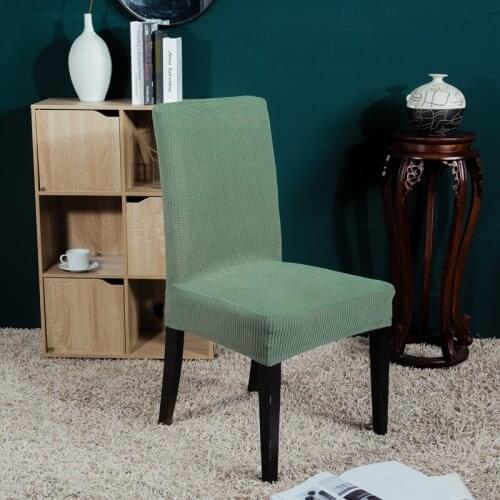 LAGMTA 1pc thickening detachable corn grain restaurant seat cover hotel banquet spandex elastic wedding chair cover