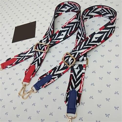 Fashionable Luxury Color Rhombus Adjustable Strap Single Shoulder Oblique Female Bag Long Shoulder Strap Accessory Obag