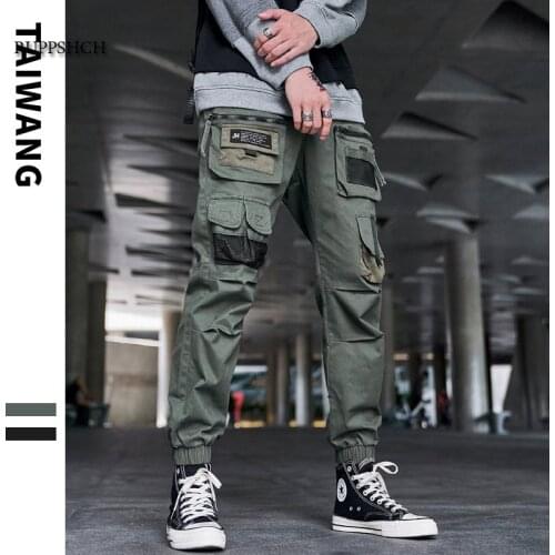 Hip-Hop Men Street Tactics Outdoor Tactical Military Uniforms Multi-Pocket Autumn Winter Harajuku Casual Cargo Pants Men