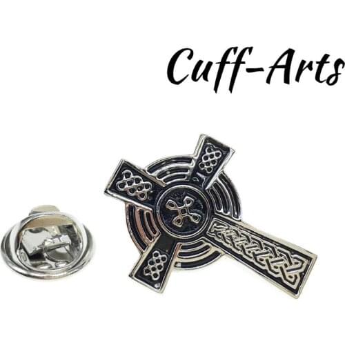 Cuffarts Cross Men Brooch Lapel Pin Badge For Men 2018 New Fashion Jewelry High Quality Brass Strange things Pins P10039