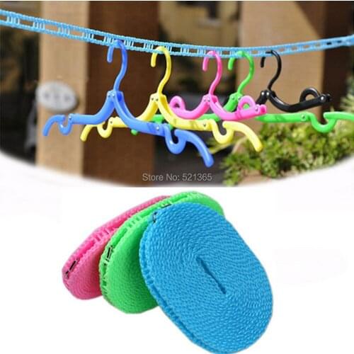 Wholesale 300pcs/lot Travel Business Outdoor Necessary Tools,Clothesline Non-slip Clothes Line Rope