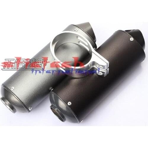 By DHL or Fedex 50pcs Universal Motocross Motorcycle Exhaust Muffler Tip Pipe for 125 150 160cc Dirt Pit Bike ATV CQR