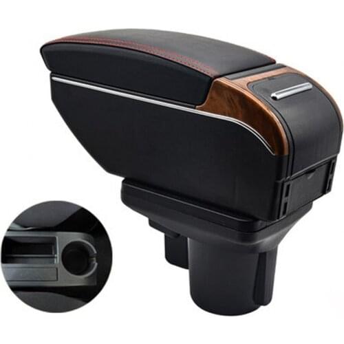 For Volkswagen VW Sagitar Golf Armrest box Interior Parts special Retrofit parts Car Armrest box Center Storage box with USB LED