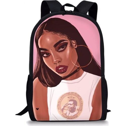 African Black Queen Backpack For Teen Boys Girls Cute Kids Teen Girl School Backpack Cool Primary Children Student Bagpack