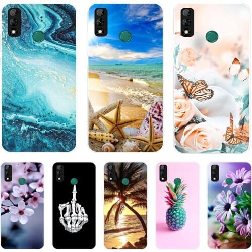For Huawei Y8S Case Silicone For Huawei Y8S Case Soft Phone Cover on Huawei Y8S Fashion Pattern Back Protective Cover Bumper 6.5