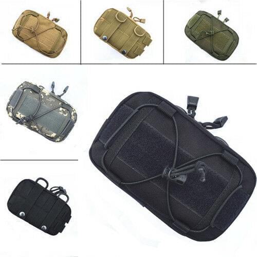 Airsoft Hunting Molle Tactical Phone Belt Waist Bag Tools First Aid Pouch Bag