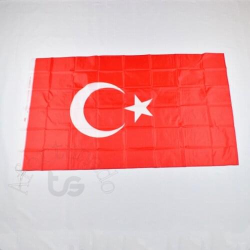 Turkey Turkish 90*150cm flag Banner blue 3x5 Foot Hanging National flag for meet,Parade,party.Hanging,decoration
