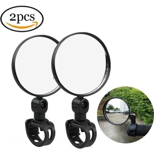 Bicycle Rearview Universal 360 Rotaty Bicycle Rearview Mirror Dismantle Handlebar Mirror for Mountain Bike Cycling Bicycle