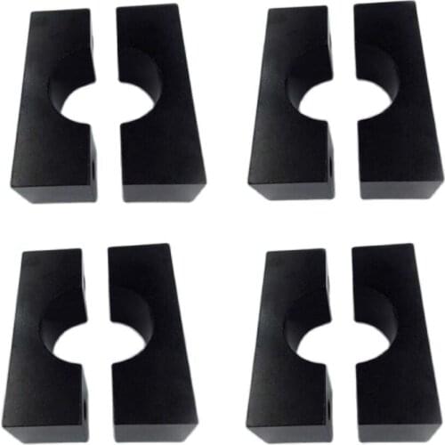 4PCS D25mm Aluminum Alloy Thickened Pipe Clip Carbon Tube Clamp Fixed Joint Connector DIY Parts for RC Agriculture UAV Drone