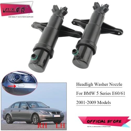 ZUK Headlight Washer Nozzle Pump For BMW 5 Series E60 E61 LCI 520i 525i 528i 530i 535i 550i M5 Headlamp Water Spray Jet Actuator