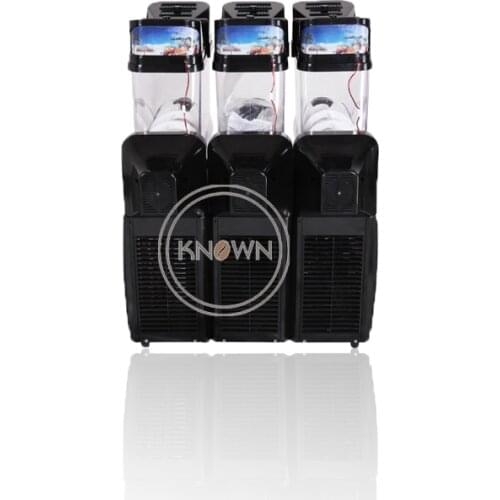 110/220V three tanks Commercial Snow Melting Machine/ Ice Slusher Cold Drink Dispenser Smoothie Machine