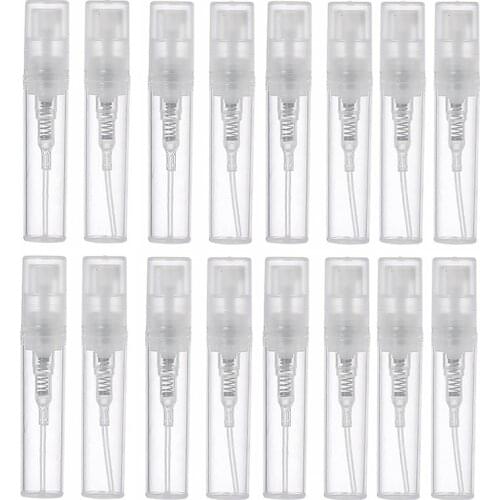 50/100PCS 5ML Mini Portable Transparent Glass Perfume Bottle Perfume Essential Empty Containers Atomizer For Travel