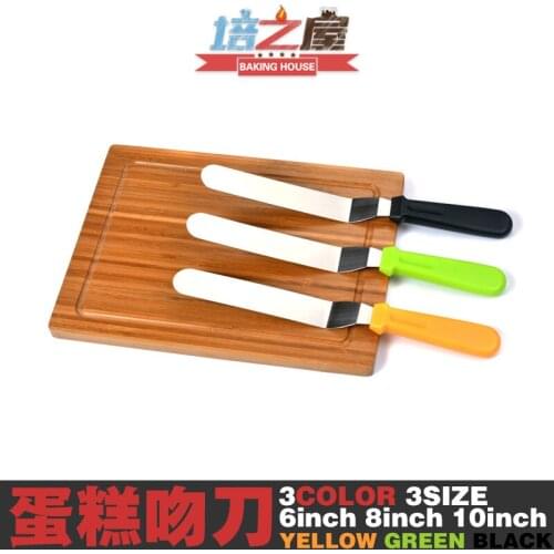 6 8 10 Inch Baking Tools Stainless Steel Cream Wipe Cake Release Knife Scraper Baking Kiss Knife