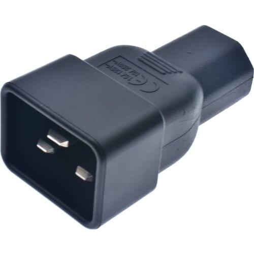IEC 320 C13 to C20 angled adapter IEC320 C20 to C13 AC Plug convert adapter IEC PLUG Converter Adapter AC power socket