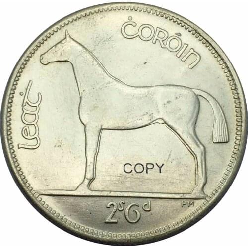 Ireland Coins 1934 1/2 Crown Brass Silver Plated Replica Coin Can Choose The Different Color And Different Years