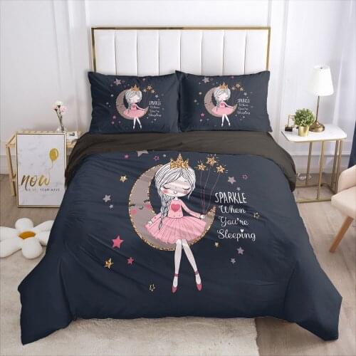 Bedding Set Duvet Cover Sets Quilt Covers Pillowcase Blanket Case Bed Linens Double Single Size 3D Design Cartoon Home Textile