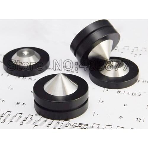 39MMX26MM Speaker AMP Spike Cone & Improve Audio Sound Quality 4 Base Isolation Feet
