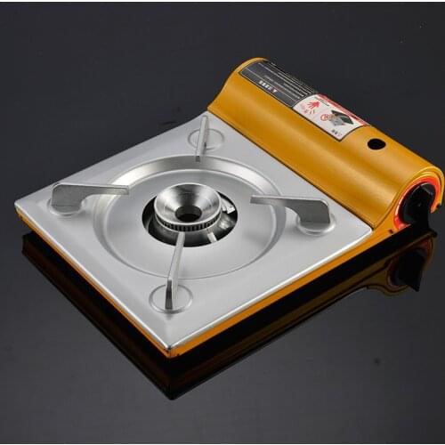 Korean ultra-thin cassette stove outdoor picnic camping field portable gas stove butane gas stove card magnetic stove