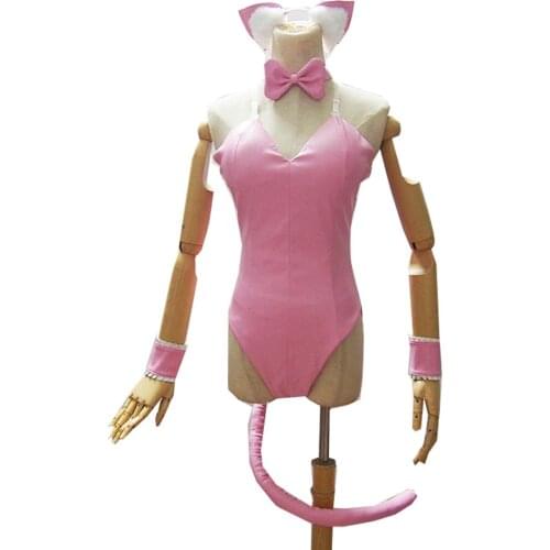 Boku Wa Tomodachi Ga Sukunai Kashiwazaki Sena Cosplay Costume Pink Sexy Leather Bunny Girl Jumpsuit Female Role Play Clothing