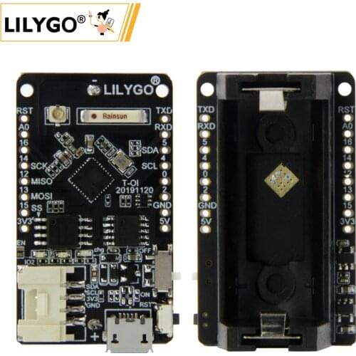 LILYGO® TTGO T-OI ESP8266 Chip Rechargeable 16340 Battery Holder Compatible With MINI D1 Development Board