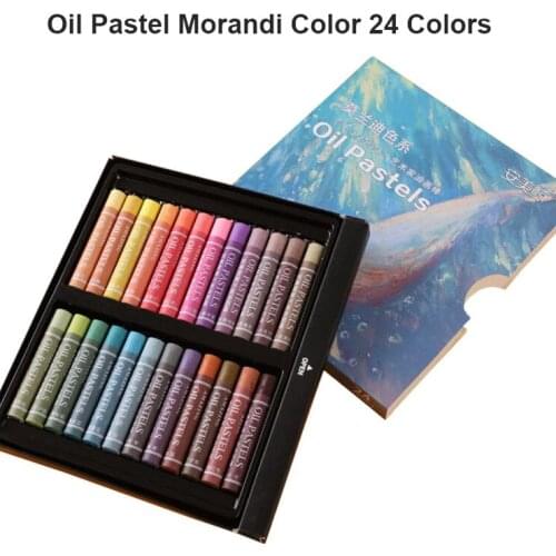 Oil pastel child safety non-toxic soft 24 color baby crayons set
