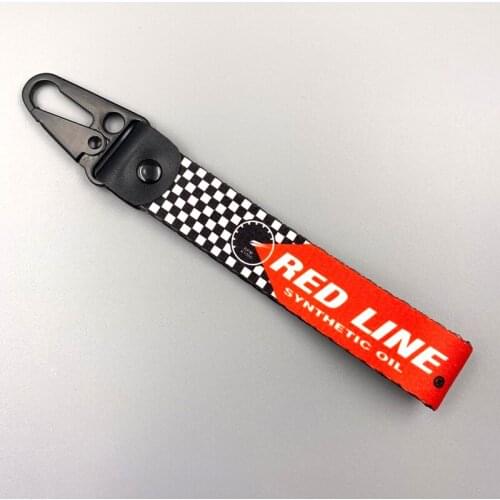 Motorcycle car key buckle decoration gifts creative silk ribbon lanyard