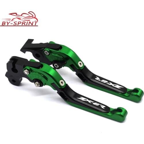 Motorcycle CNC Aluminum Brake Clutch Levers Adjustable Folding Handlebar Hand Levers For Kawasaki ZX6R/636 ZX-6R ZX 6R 2007-2018