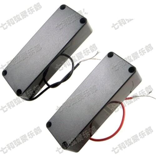 A Set of 2 Pcs Black Sealed 5 string Humbucker Bass Guitar Pickups (BSPICK263514511)
