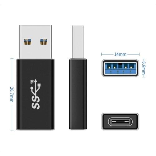 NEW 10Gbps 5V USB-C USB 3.1 Type C female to USB 3.0 male Adapter Connector converter USB3.1 type-c