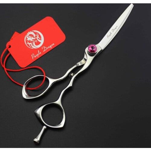 581# 5.5''/6'' Brand Purple Dragon TOP GRADE Big Gem Hairdressing Scissors JP 440C 62HRC Barberss Cutting Scissors Hair Shears
