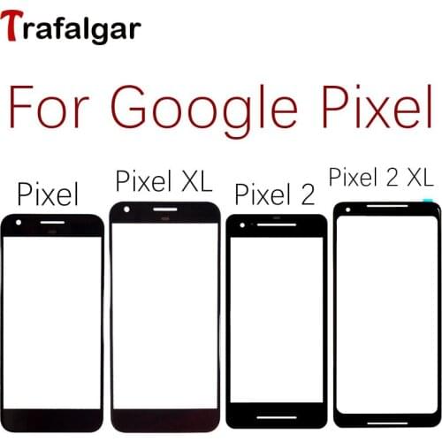 For Google Pixel 3 3A XL Front Glass Lens Outer Touch Screen Panel Cover For Google Pixel 2 XL Front Screen Lens 2XL Replacement
