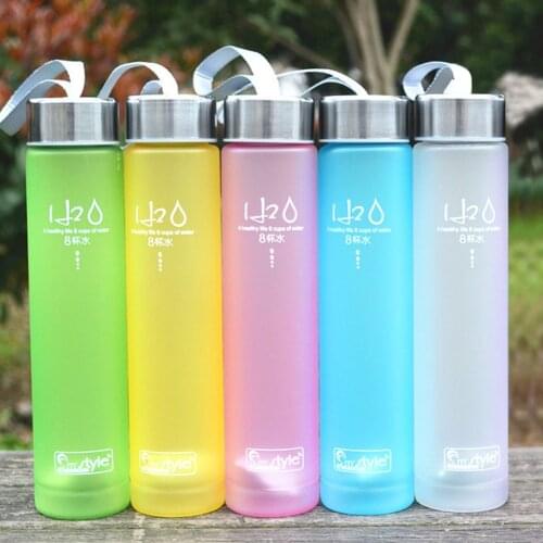 Hot Sports Bottle Protein Shaker Outdoor Travel Portable Leakproof Drink Set Plastic My Drink Bottle
