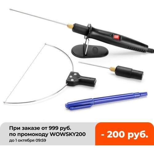 3 In 1 Foam Cutter Pen Electric Cutting Tool Set 110-240V 18W Portable Styrofoam Cutting Pen with Power Adapter Die-Cut Machine