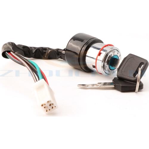 Six-wire key ignition switch is suitable for 50CC 70CC 90CC 110CC 125CC China ATV four-wheel off-road vehicle Go Kartsh Bike