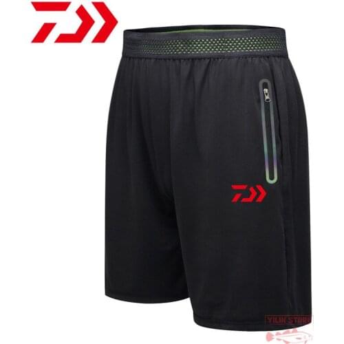 Daiwa Fishing Shorts Summer Mens Casual Breathable Sportswear Jogger Bodybuilding Shorts DAWA Outdoor Quick Dry Fishing Clothing