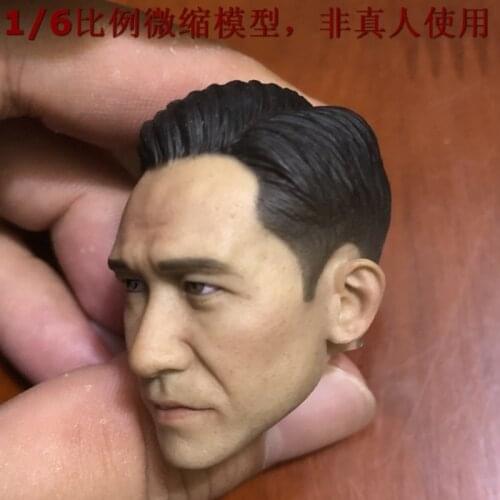In Stock 1/6 Asian Actor DIY Man PVC Head Sculpt DAM/HT Class Interface For 12 Inch Action Figure Body