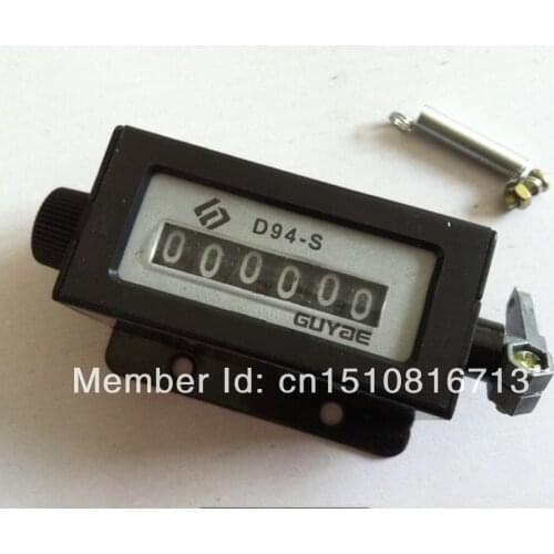 10pcs Mechanical 6 Digit Click Counter Manual Hand Tally