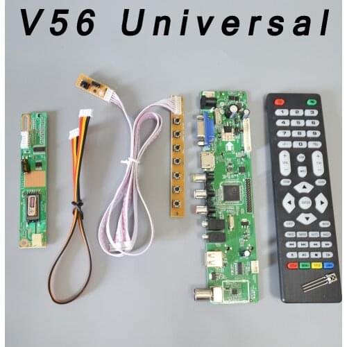 5 PCS V56 + 1 Lamp Inverter + 1ch 6-bit 30pin LVDS + 7 Key Butoon